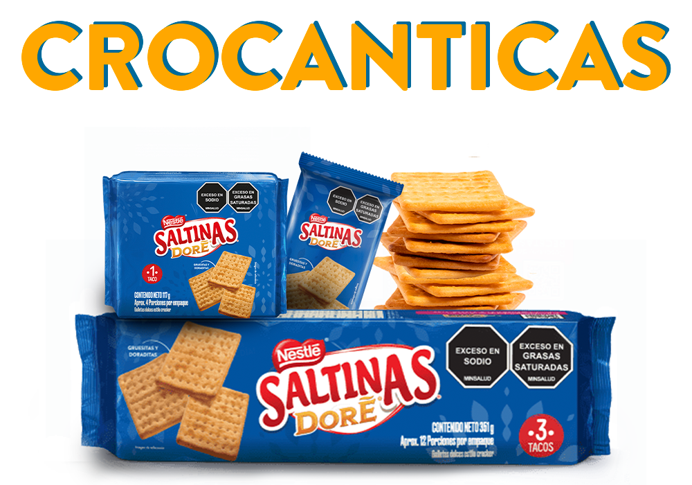 SALTINAS® Doré - Crocanticas- Doraditas - Gruesitas