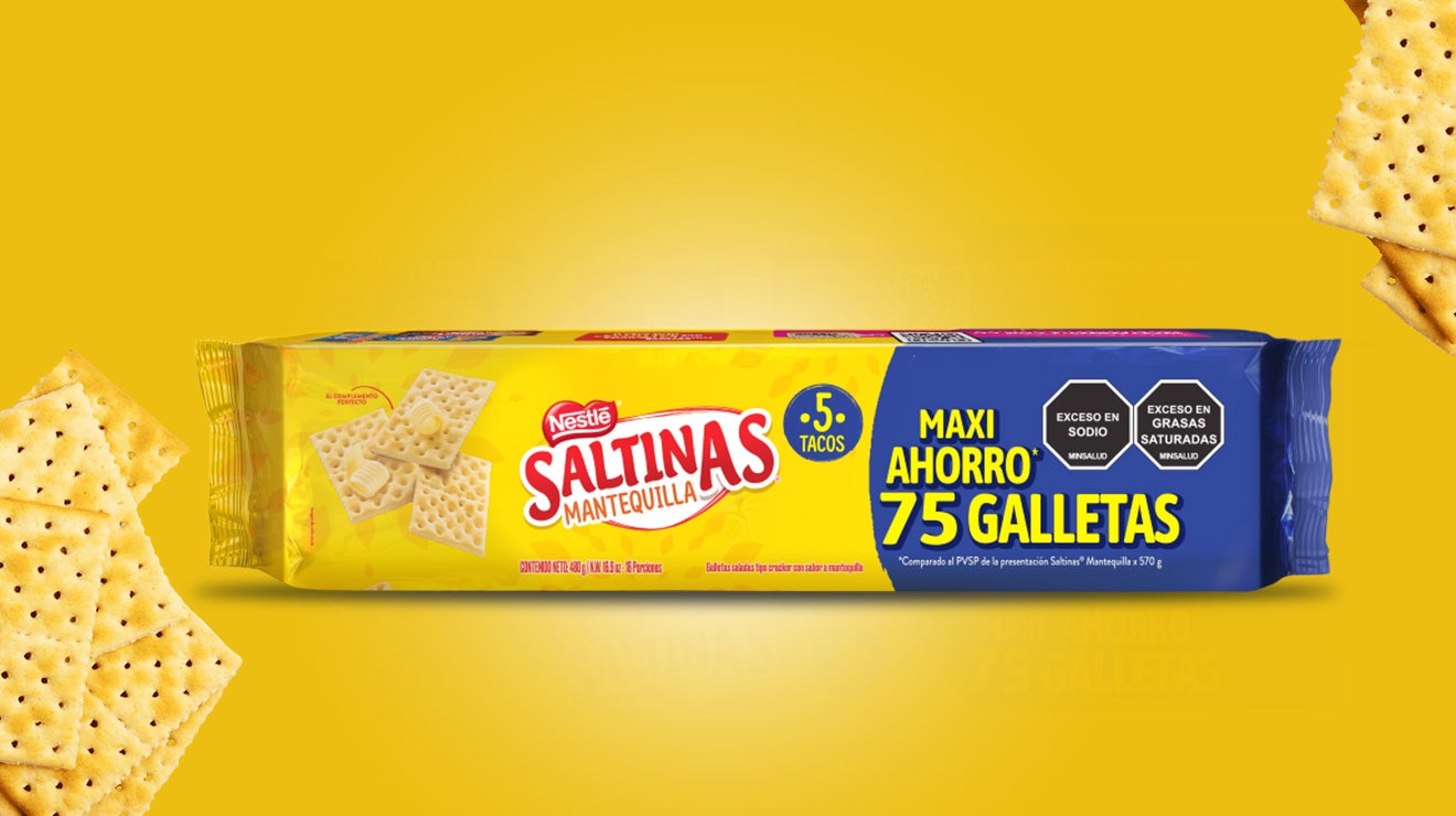 Paquete de galletas de mantequilla Saltinas® por tacos