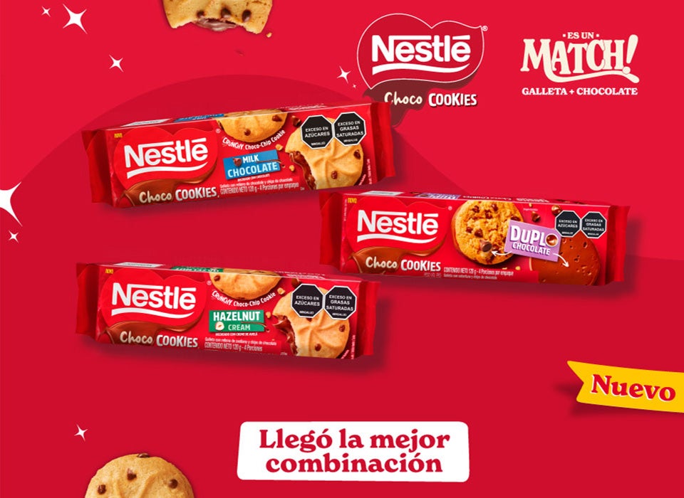 Nestlé® ChocoCookies - Es un Match Galleta + Chocolate