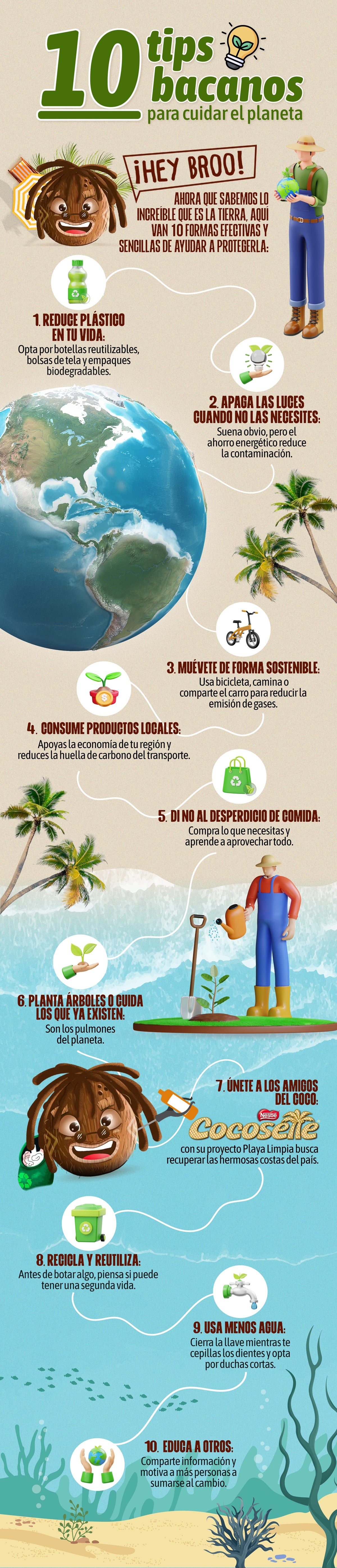 10 tips bacanos para cuidar el planeta