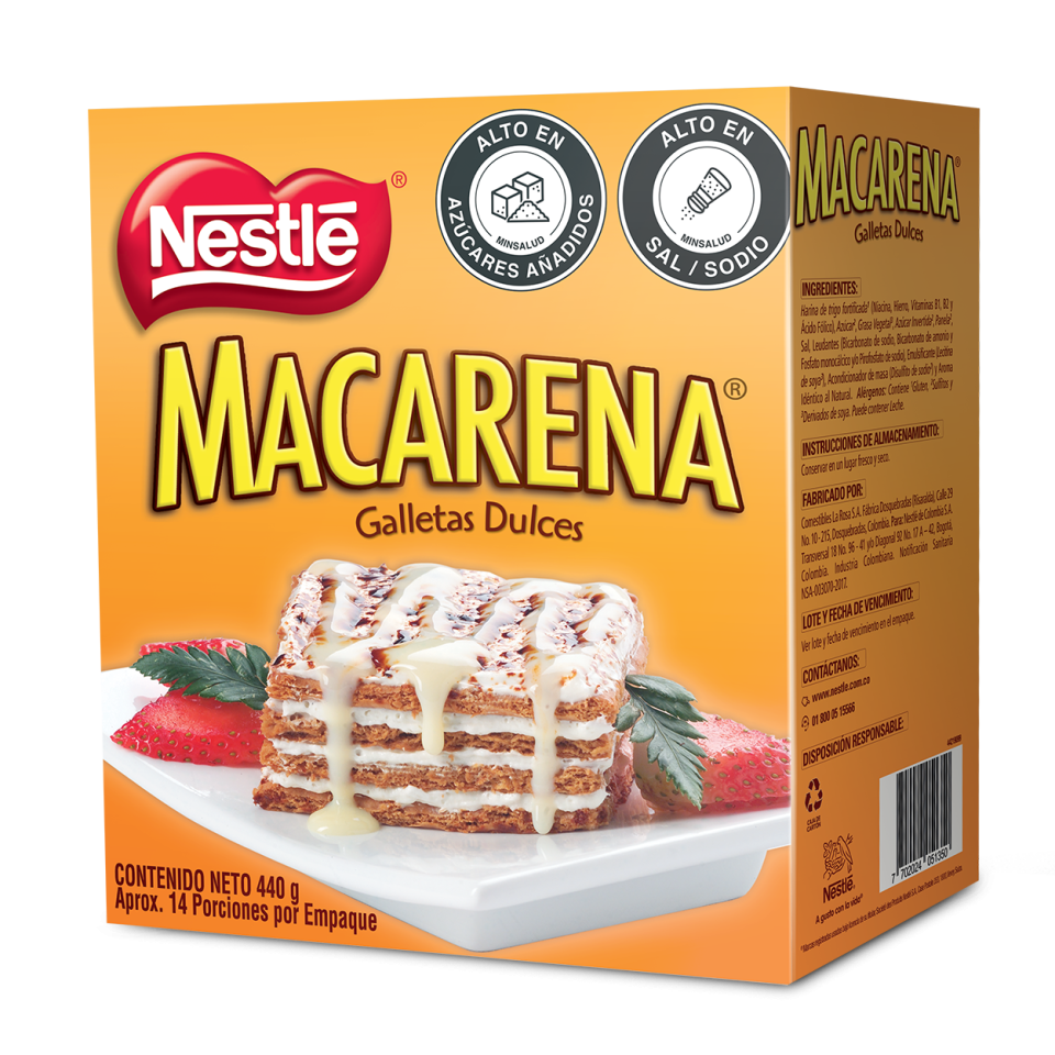 Caja de galletas macarena® una opción perfecta para preparar deliciosas recetas 