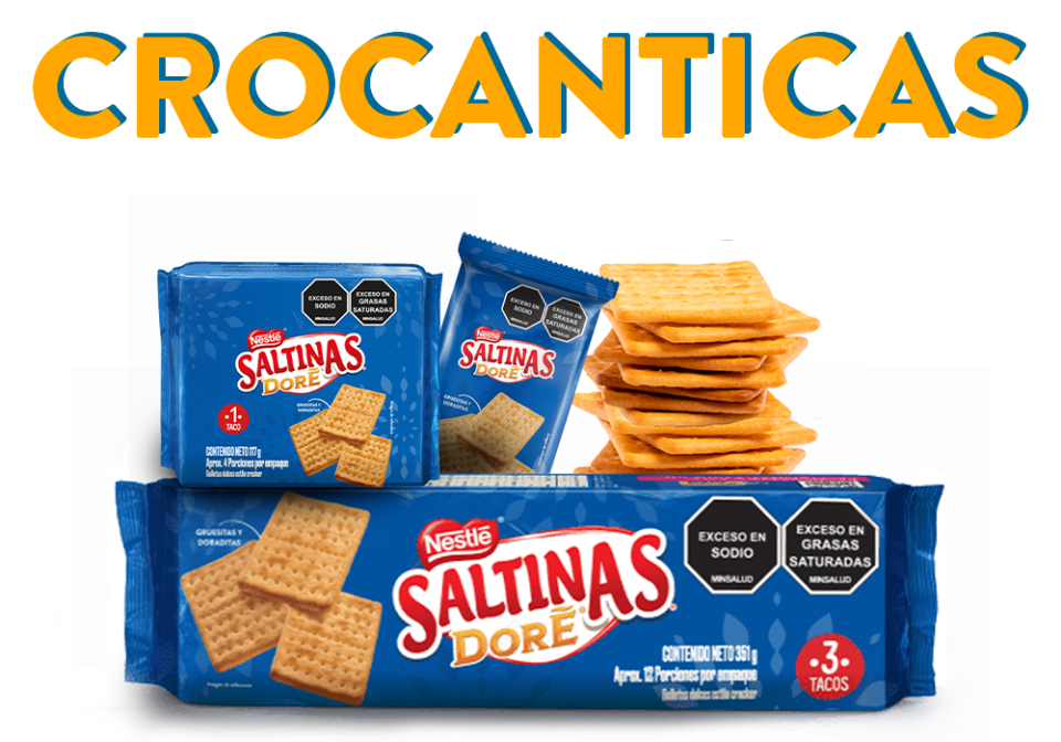 SALTINAS® Doré - Crocanticas- Doraditas - Gruesitas