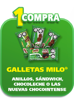 Compra galletas Milo® - Anillos, Sándwich, Chocoleche o las Nuevas ChocoIntense