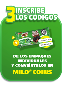 Inscribe los códigos de los empaques individuales