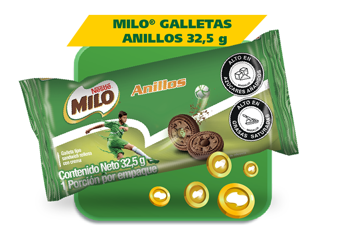 MILO® Galletas Anillos 32,5 g