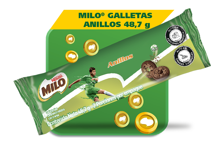 MILO® Galletas Anillos 48,7 g