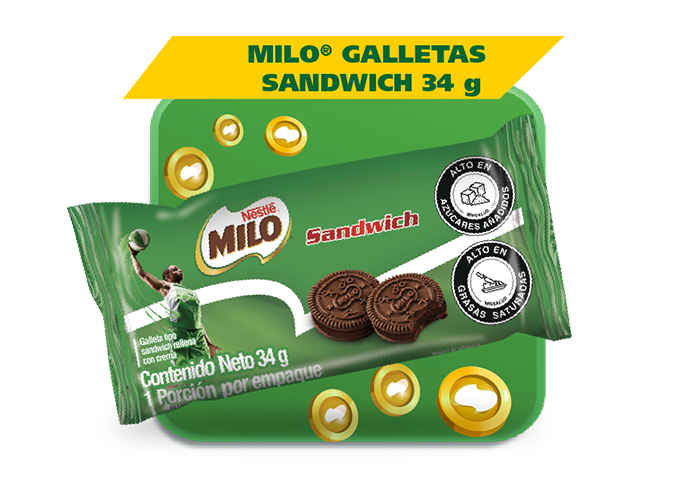 MILO® Galletas Sandwich 34 g