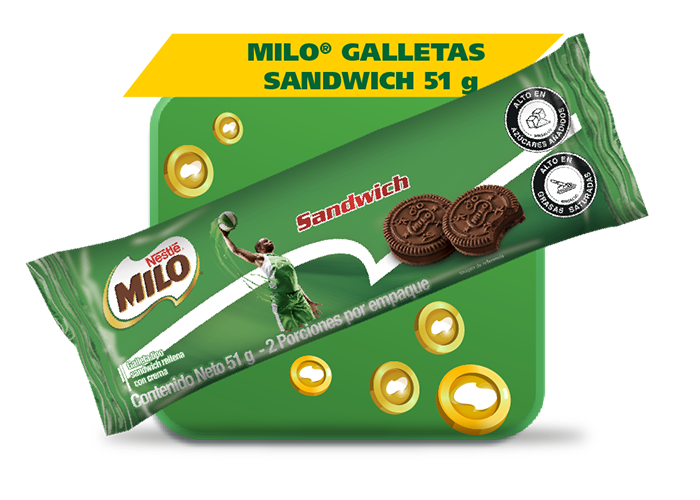 MILO® Galletas Sandwich 51 g