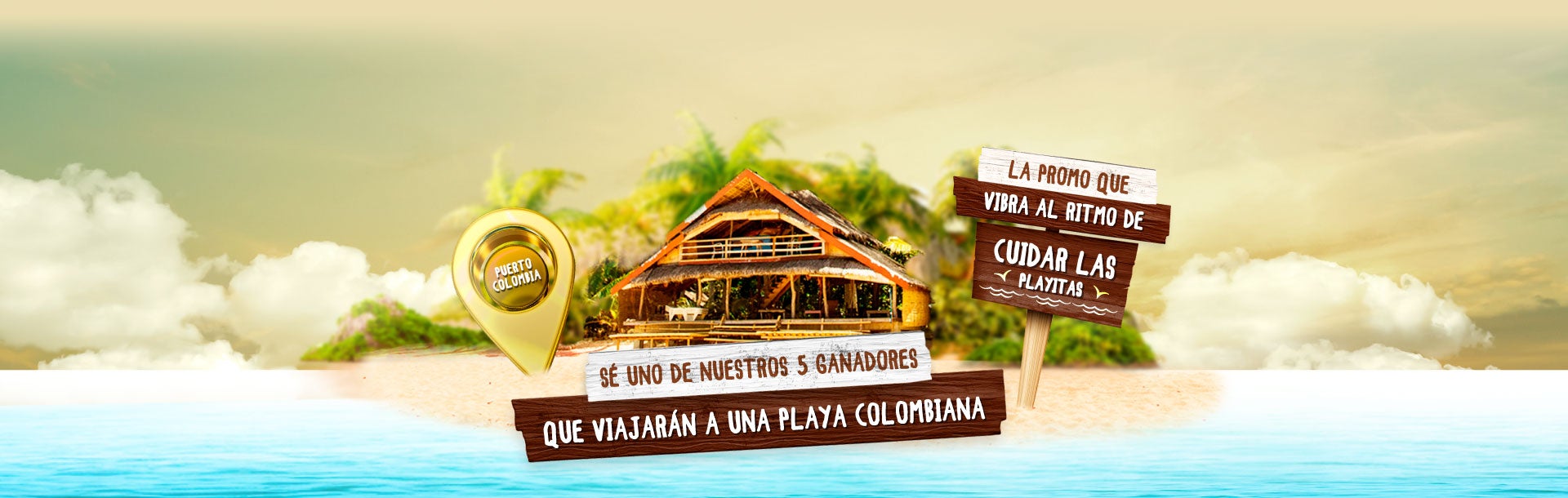 Se uno de los cinco ganadores de viajar a las playas de Puerto Colombia y tener la oportunidad de limpiarlas con nosotros
